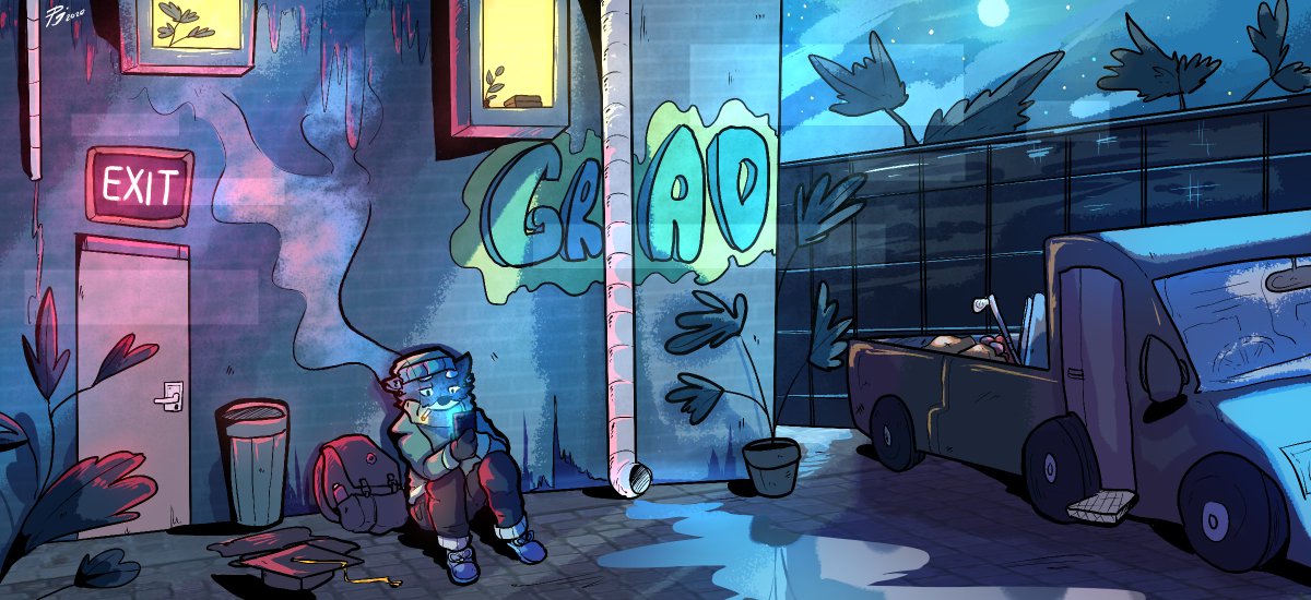 ellixonn's tweet photo. Graduation 🎓

#night #furry #furryart #digitalart #chill #background #scenery #digital #art #Furryartist #furryartwork #vibes #coldcolours #under100gang #under500gang #under10kgang https://t.co/42jfg8EBVC