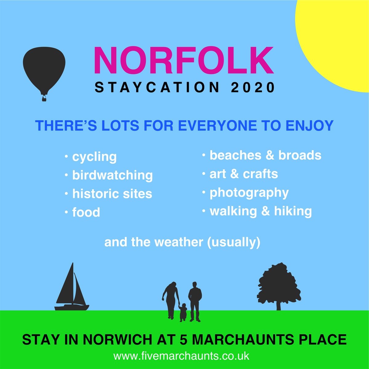 Our #norwich city centre Airbnb is again open and ready for you! fivemarchaunts.co.uk