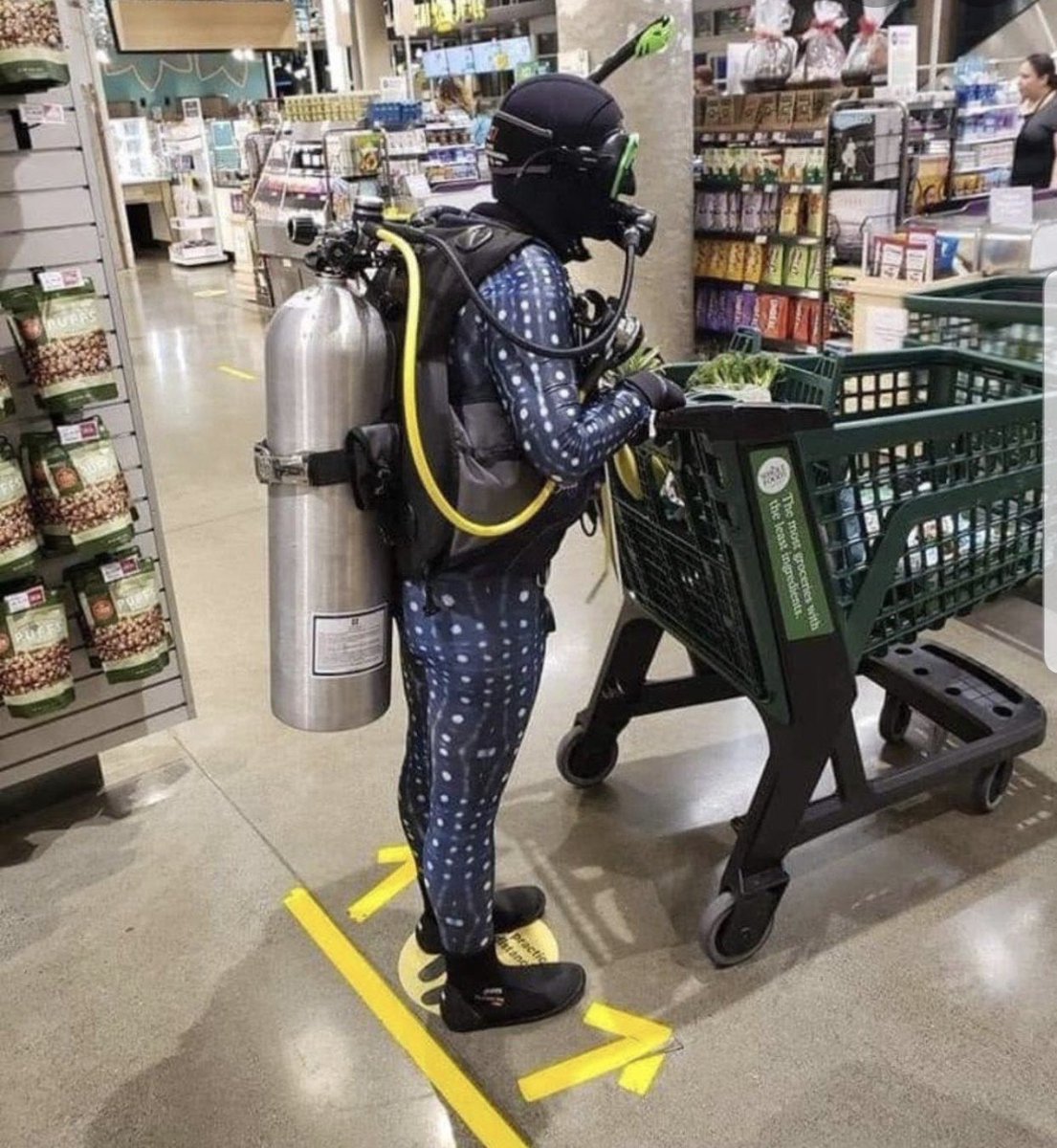 sprintsback's tweet photo. @peter_adderton Shopping at Wholefoods. Zero risk! https://t.co/qOdczG4BX3