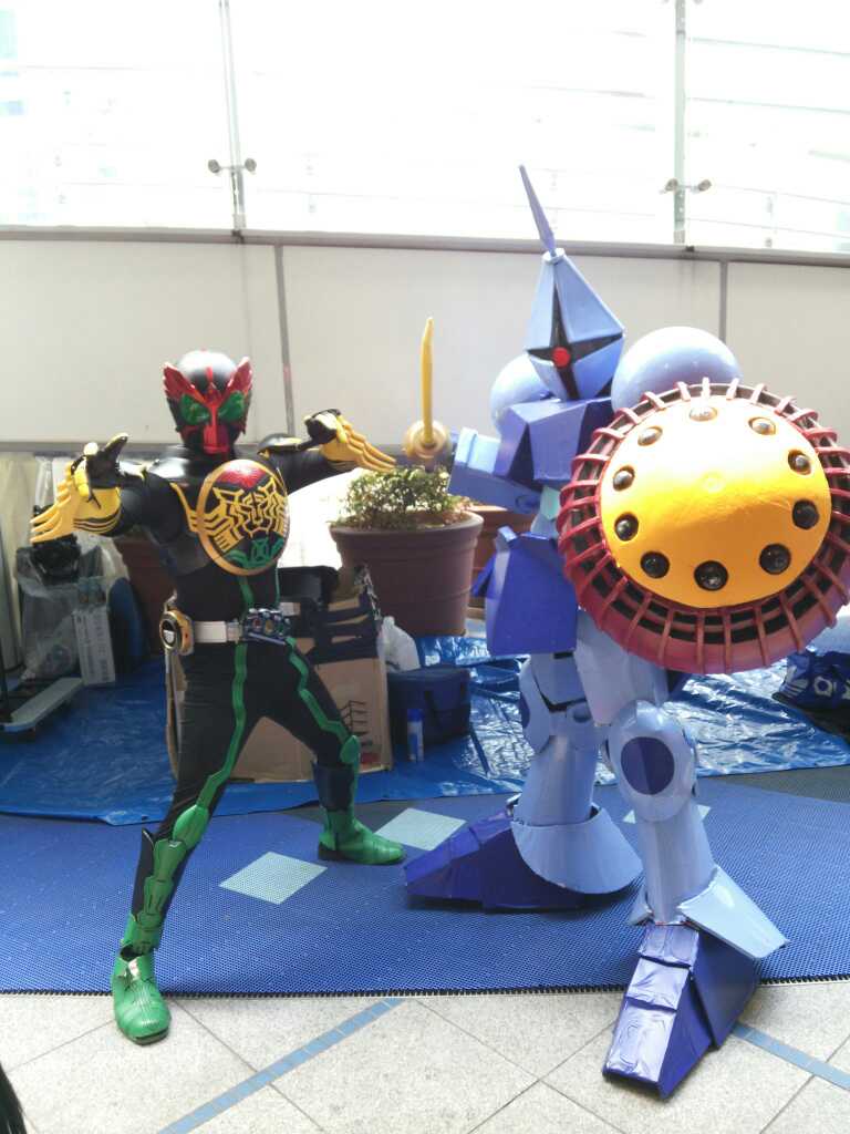 koujint's tweet image. 2016年コスサミ、この年は2日目１日のみの参加でギャンで行きましたが、2014年に続いて阪口大助さんがゲストという事でライビュ会場まで行ったらめっさ阪口さん興奮してて、杉田さんには弄られました😅
#エアコスサミ
#コスサミオンライン
#wcs2016