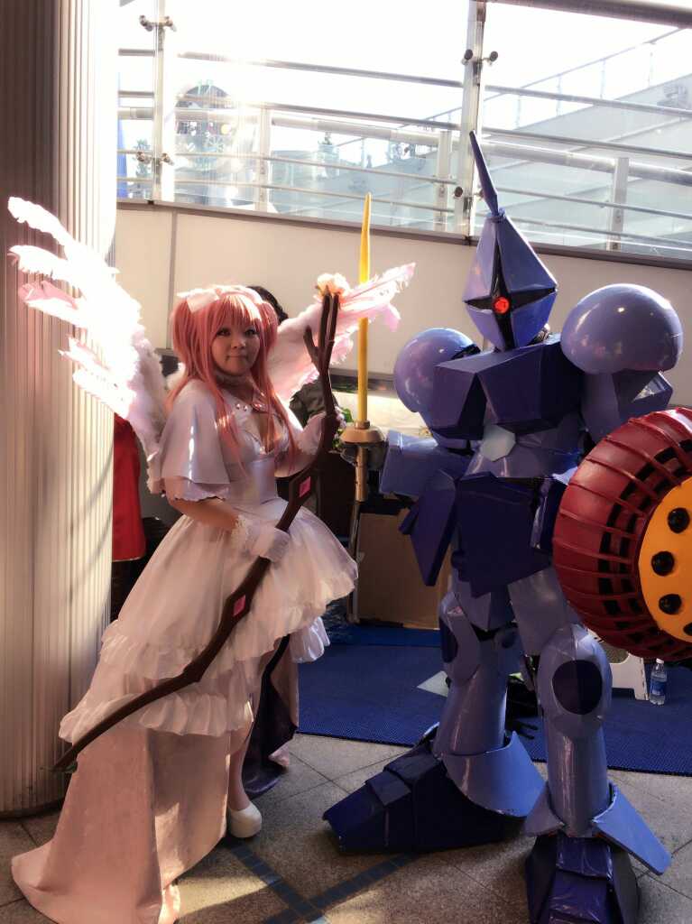 koujint's tweet image. 2016年コスサミ、この年は2日目１日のみの参加でギャンで行きましたが、2014年に続いて阪口大助さんがゲストという事でライビュ会場まで行ったらめっさ阪口さん興奮してて、杉田さんには弄られました😅
#エアコスサミ
#コスサミオンライン
#wcs2016