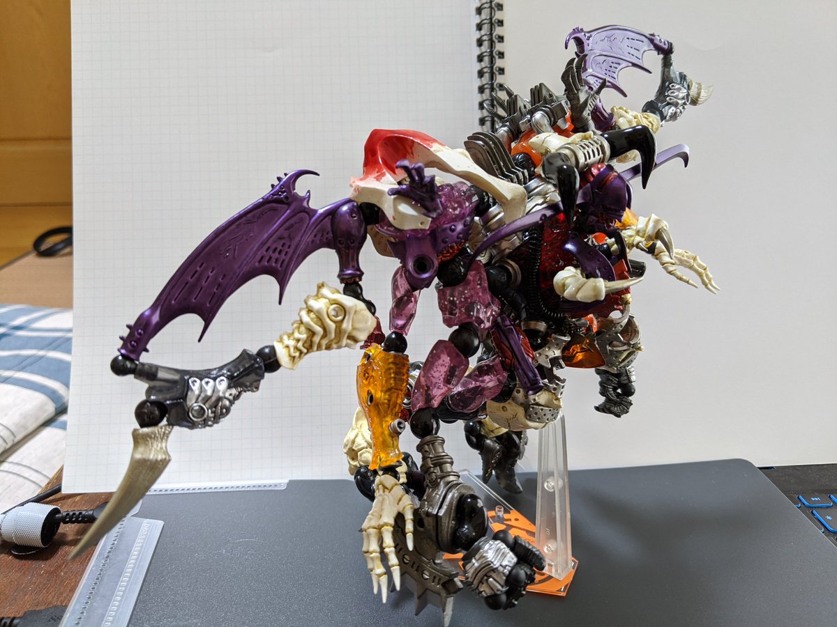 t_tarou_1's tweet photo. デビルズブラッド
トーチャーマニア
ジャークロイドBTD
で大型悪魔
重たいけど多分魔導パワーで何とかする
#アッセンブルボーグ
#assembleborg
#a_borg
#ABWF2020 https://t.co/0WJIF5Mb9h