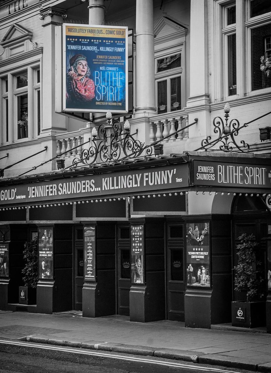 SarahMeadows1's tweet photo. A photo series capturing the West End during lockdown by #TroyDavidJohnston including both the shows I worked on #OneJewishBoy @TrafStudios & #BlitheSpirit @dukeofyorksLDN https://t.co/5k5J2VFTZq