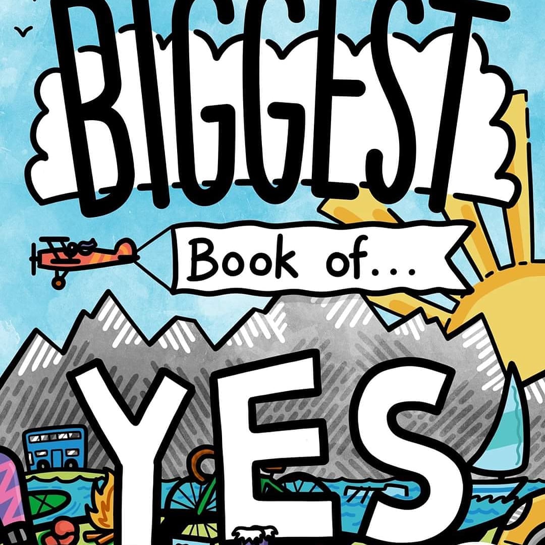 LbLyndambrown's tweet photo. ITS PUBLICATION DAY!

I'm so proud to be an illustrator in this amazing book

The Biggest Book of Yes. 

49 awesome authors and 40+ epic illustrators, all headed up by Jon Doolan.  
It's now available on Amazon as both print and e-book 

#sayyesmore #BBOY3 https://t.co/jAMUcWVuxU