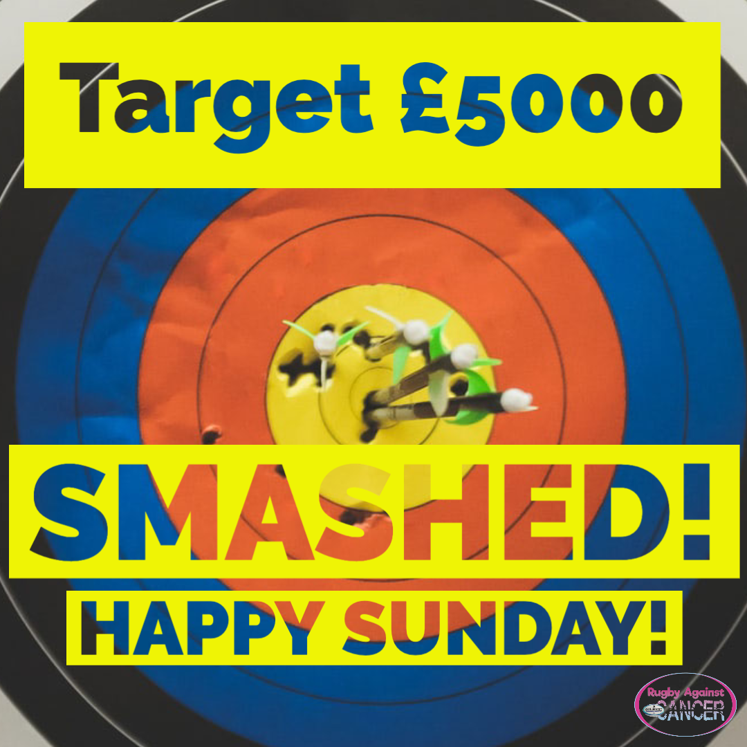 CancerRugby's tweet photo. 💙HAPPY SUNDAY EVERYONE! This morning we woke to the news that we have SMASHED our £5000 target! Thank you for the difference you are all making by supporting our walkers! #trek2twickers @bagder1988 @benlanigan @FredjenksFrench @HarryHodell @jeddowen @SLMaritz @SuziLeVoi https://t.co/C0BRbz5cRe