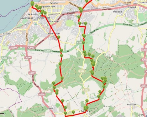 Cracking little 11 mile walk taking you along the crab and winkle, medium difficulty  my.viewranger.com/route/details/…