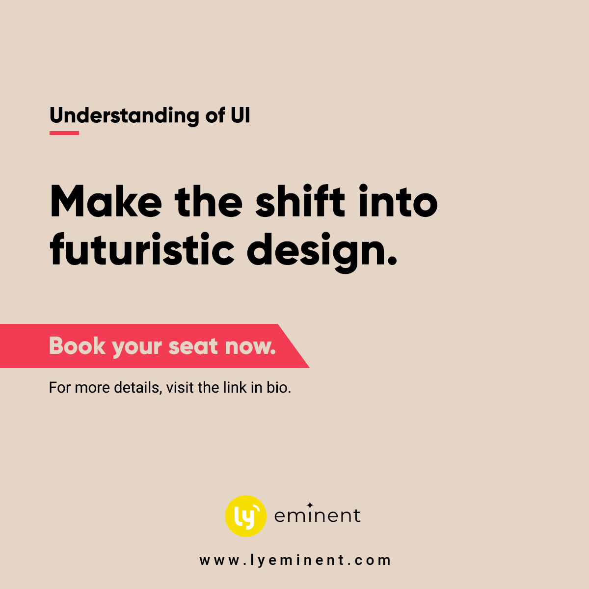 LemonYellowLLP's tweet photo. Because the future is here, and it is massive.
Ensure your place in it by registering for the course - Understanding of UI.
Book now: https://t.co/YD4PdU4Eg1
#UnderstandingOfUI #UnlockingUserInterface #LYEminent #DesignProfession #UIOpportunities #UIDesign #FutureIsHere https://t.co/EAoRi5rtbb