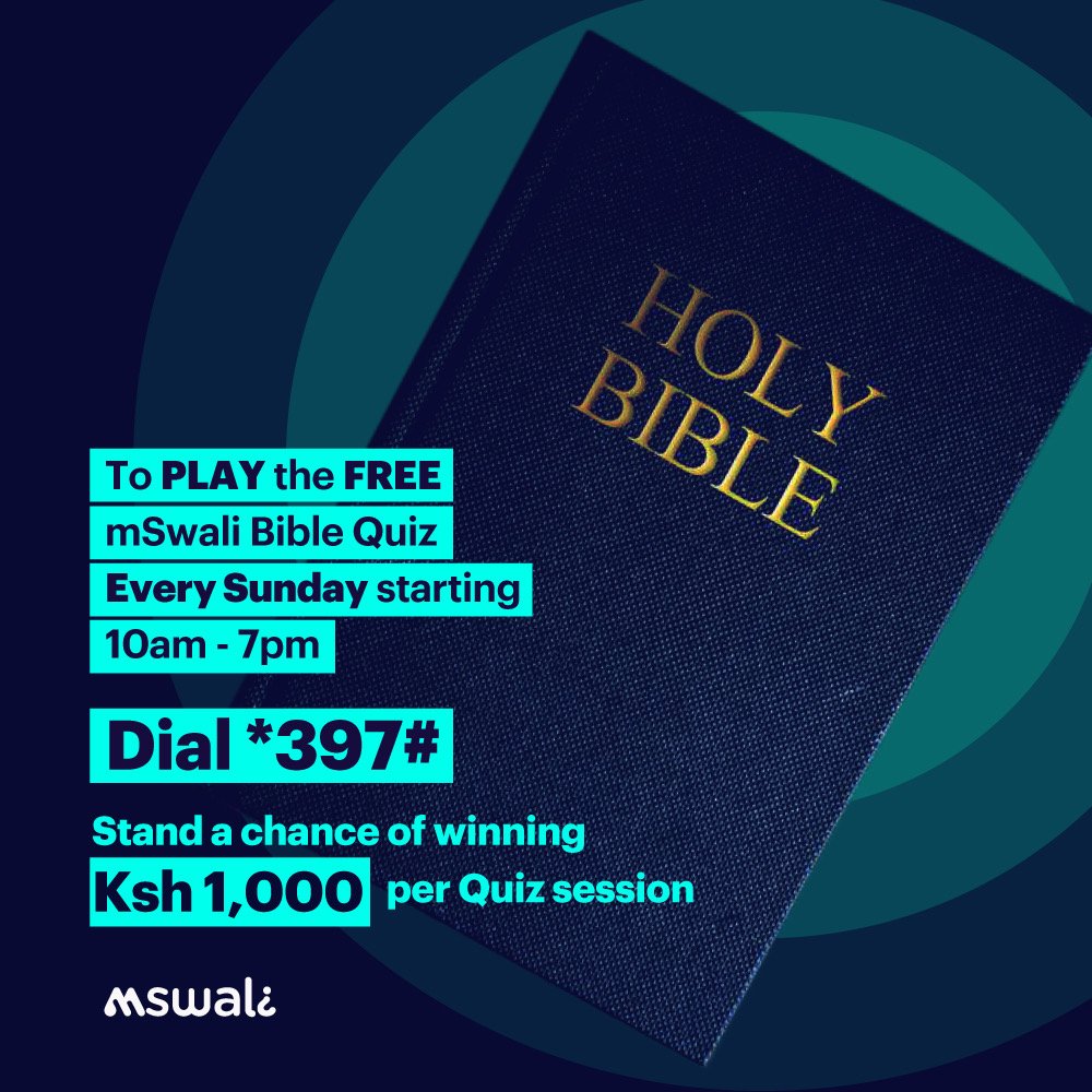 Garvin Mungai On Twitter How Well Do You Know Your Bible Can You Answer 9 Bible Questions Correctly And Win Some Cash Free Of Charge