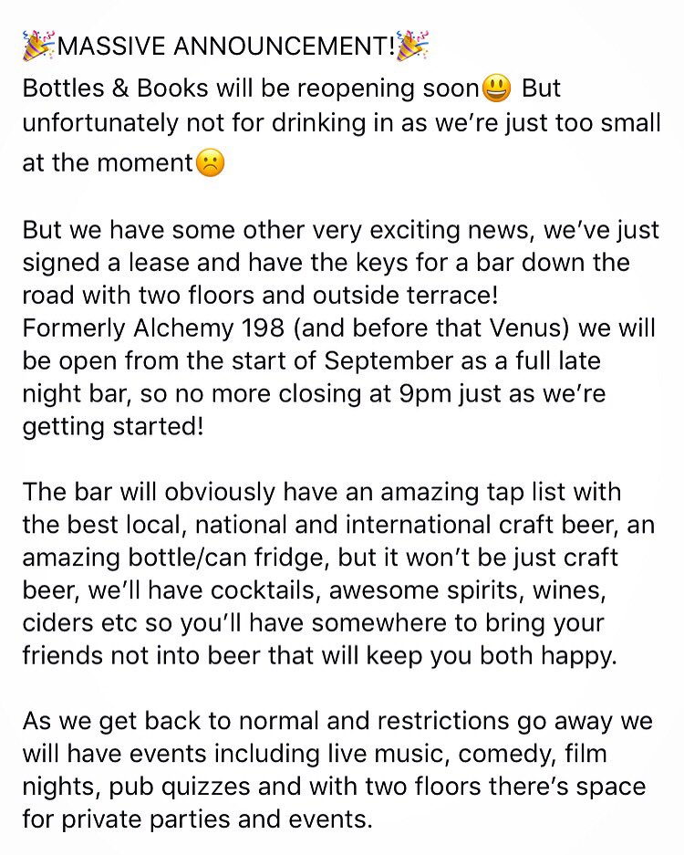 BristolBottleS's tweet image. WE’RE GETTING A BAR!🎉