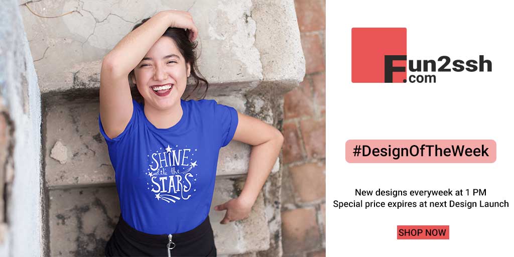 fun2sshapparels's tweet image. 'Shine like the stars' like you really are !!!
Check out this week's #DesignOfTheWeek for the Stars like you.
Special price expires next week at new #designlaunch
Shop Now@ bit.ly/3gxH87q

#Fun2sshoriginal #vocalforlocal #madeinindia #designs #graphictees #printedtshirt