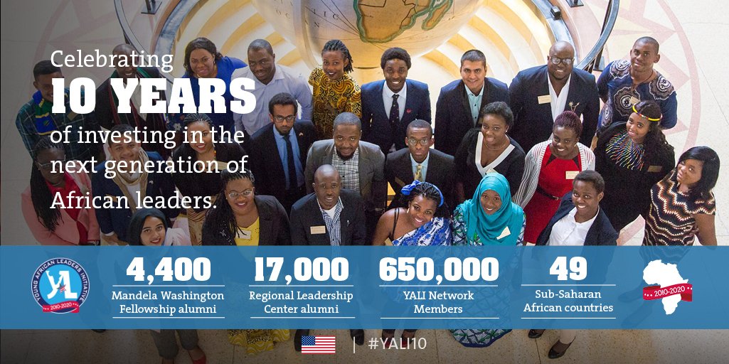 USEmbassyBW's tweet image. Happy 10th Anniversary YALI 🥳#YALI10 #WeAreInThisTogether #MabogoDinku