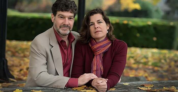 Heather Heying  @HeatherEHeying is a biologist and thinker who came to fame alongside Bret during the evergreen affair. She's tough as nails, utterly brilliant, a terrific thinker and careful academic. I'll fight with her any time.(it's the same pic cause they're married)