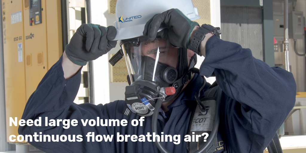 uslnet's tweet image. Need large volume of continuous flow breathing air?
Keep up to 150 people under breathing air simultaneously with King Air™. ow.ly/2grS50AIkTQ
#breathingair #continuousflow #highpressure #Industrial