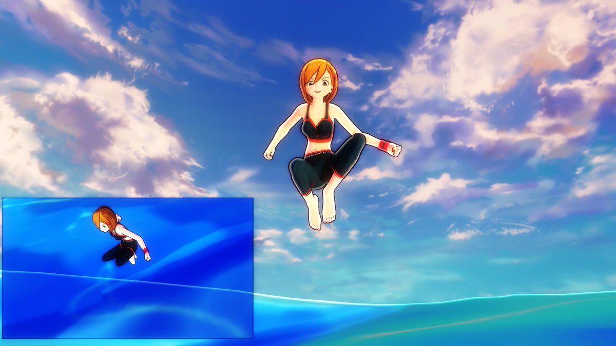 ট ইট র かーる セカイよこれがニッポンだ公開中 さて 本日三つ目の Mmd ポーズ練習 です ジャンプしてるポーズって 躍動感を出すのがすごく大変だっていうのはよくわかりました あ ちなみに Multimonitor使ってみました 使い方難しいな これ