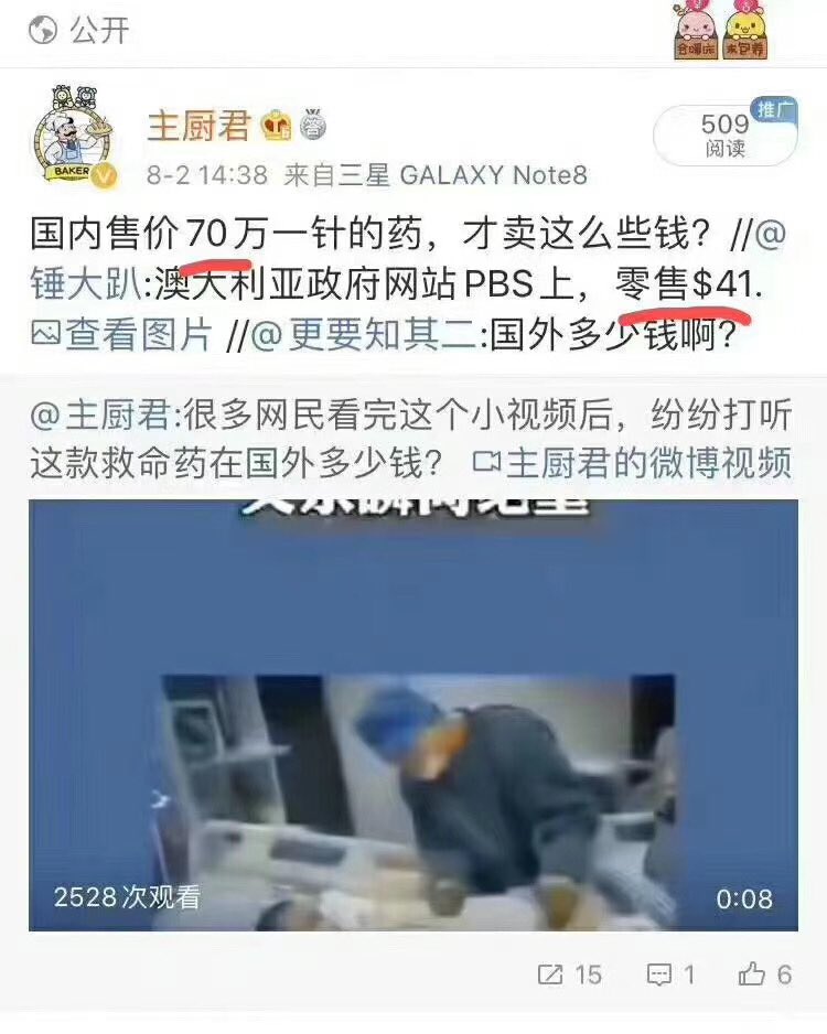 xxyyzz988's tweet photo. 今天刷屏的一個新聞， 澳洲41美元（折合人民币约为280多元），国内70万人民币！ https://t.co/1cpRnO4lb1
