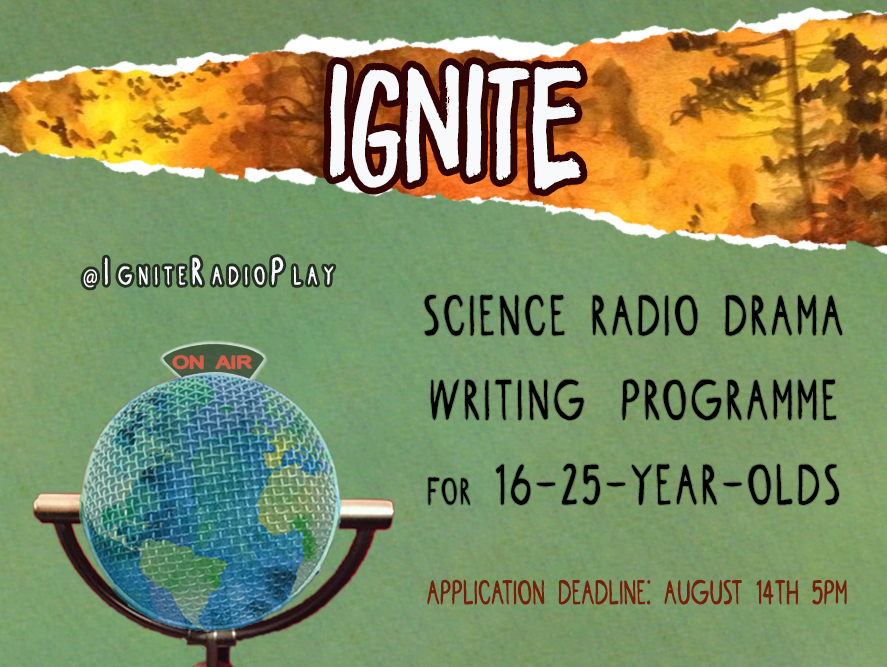 RoySocChem's tweet photo. To all 16-25 y/o scientists, writers, and creatives. @IgniteRadioPlay &amp; @RADA_London have a fantastic podcast project “The chemistry and climate science behind the climate crisis”. They are looking for 6 individuals or teams to create short radio plays ➡️ https://t.co/LCyucaih4s https://t.co/qamprgzKMs