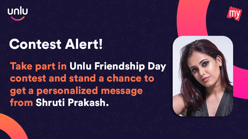 bookmyshow's tweet photo. Something’s cooking! Get ready for the #FriendshipDay Contest with @unluapp and stand a chance to get a personalized message from @ishrutiprakash! Watch this space to know more.  

#Contest #ContestAlert #ContestIndia #BeUnlu #FriendshipDay #BookMyShow https://t.co/mIGp0eXN45
