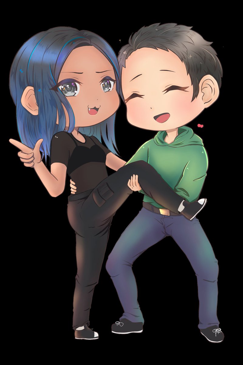 Raynon_ville's tweet photo. @katzung__ We look cute here and irl hahaah 😍😍💖
Really Amazing Art by @zanzanzaaan, go check more of her art on her account ^_^ https://t.co/ZsgFHxRUAp