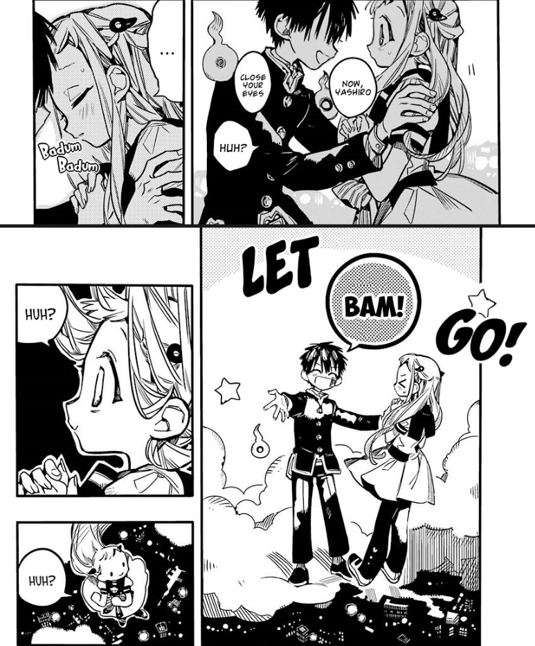 (Yashiro and hanako being in love with eachother; a thread)Manga panel version!