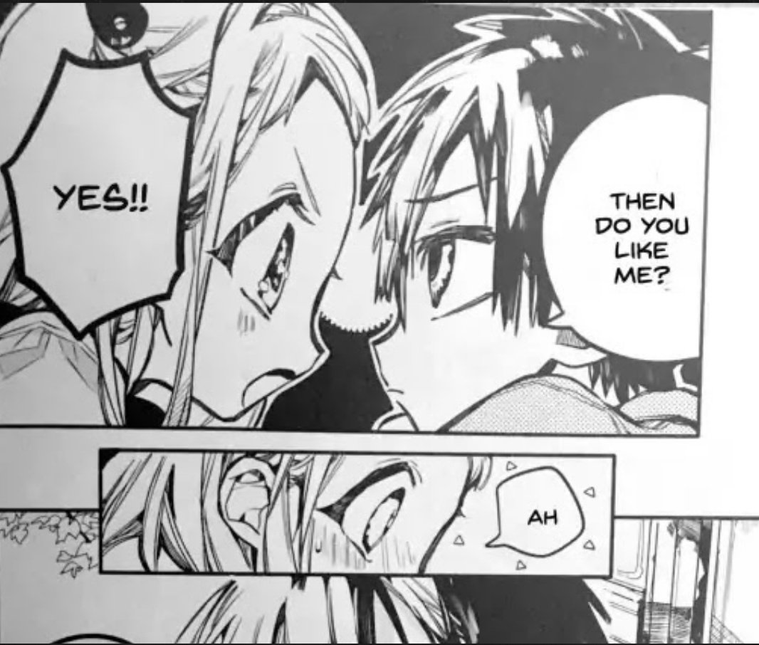 (Yashiro and hanako being in love with eachother; a thread)Manga panel version!
