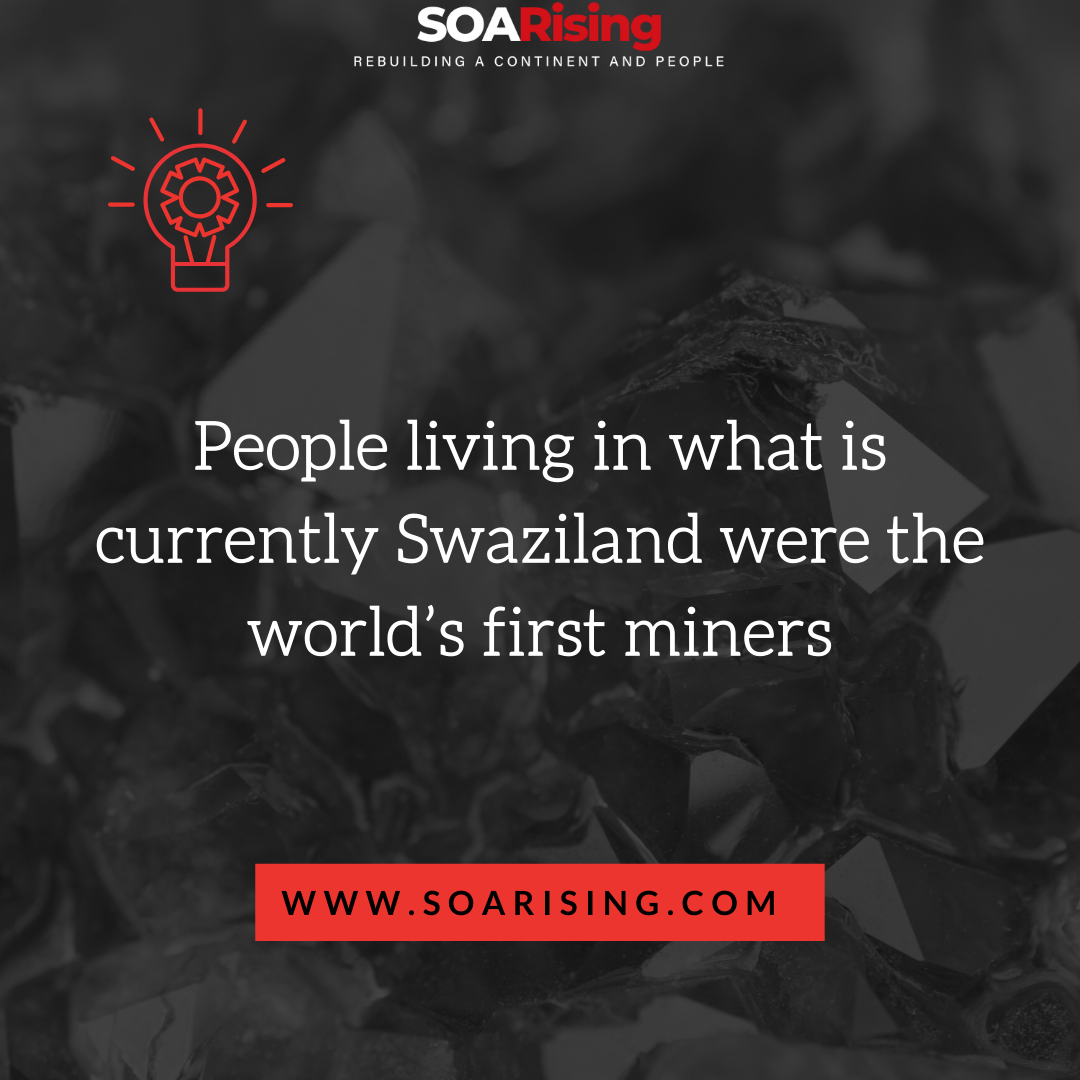 SOAR_Rising's tweet photo. In the late 1960s a hematite mine was found in the Ngwenya mountain range along with 300,000 artifacts and stone-made mining tools that were later dated to be 43,000 years old!
#SundayStats #SOARising https://t.co/DE987aAeak