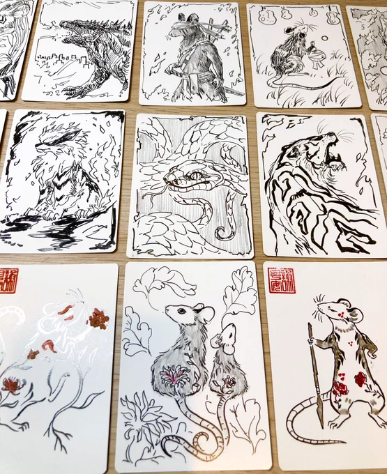 Late night tweet for me... a batch of my "Pack Rat" signed artist proofs are now available on my website under "Artist Proofs"! #MtG 
https://t.co/Z7no5GzIzP 
