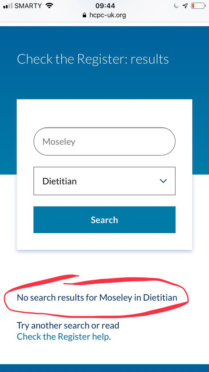 You might want to retract this tag line <a href="/Channel4/">Channel 4</a>. Dietitian is a legally protected title. He might get away with calling himself a doctor...but he’s certainly not a dietitian <a href="/The_HCPC/">HCPC</a>