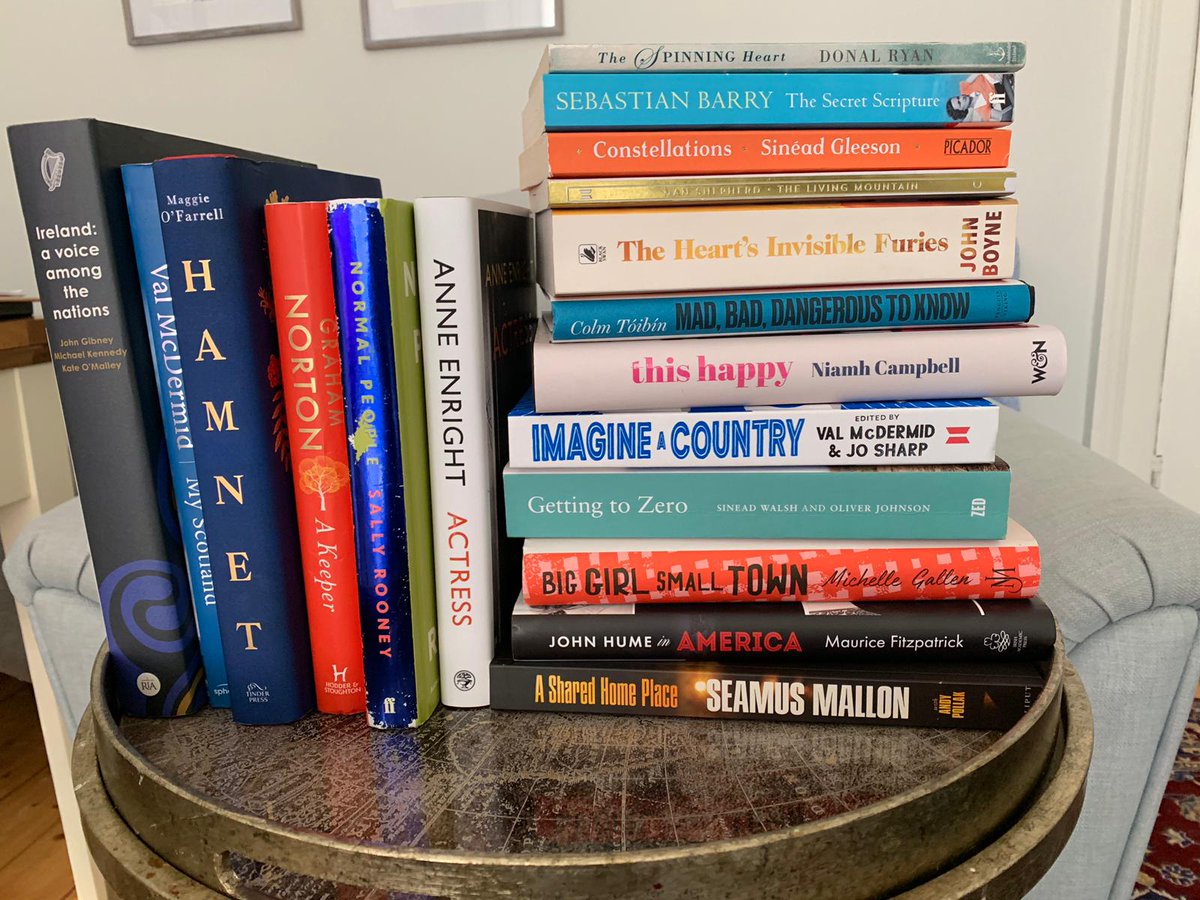 irlscotland's tweet photo. Looking over some of our favourite Irish and Scottish books today for #BookLoversDay ๐
This year's @edbookfest, starting next weekend online, will feature some of these wonderful authors - and many have participated in previous festivals ๐ซ
#edfests #Irishliterature https://t.co/23swQiOeH8