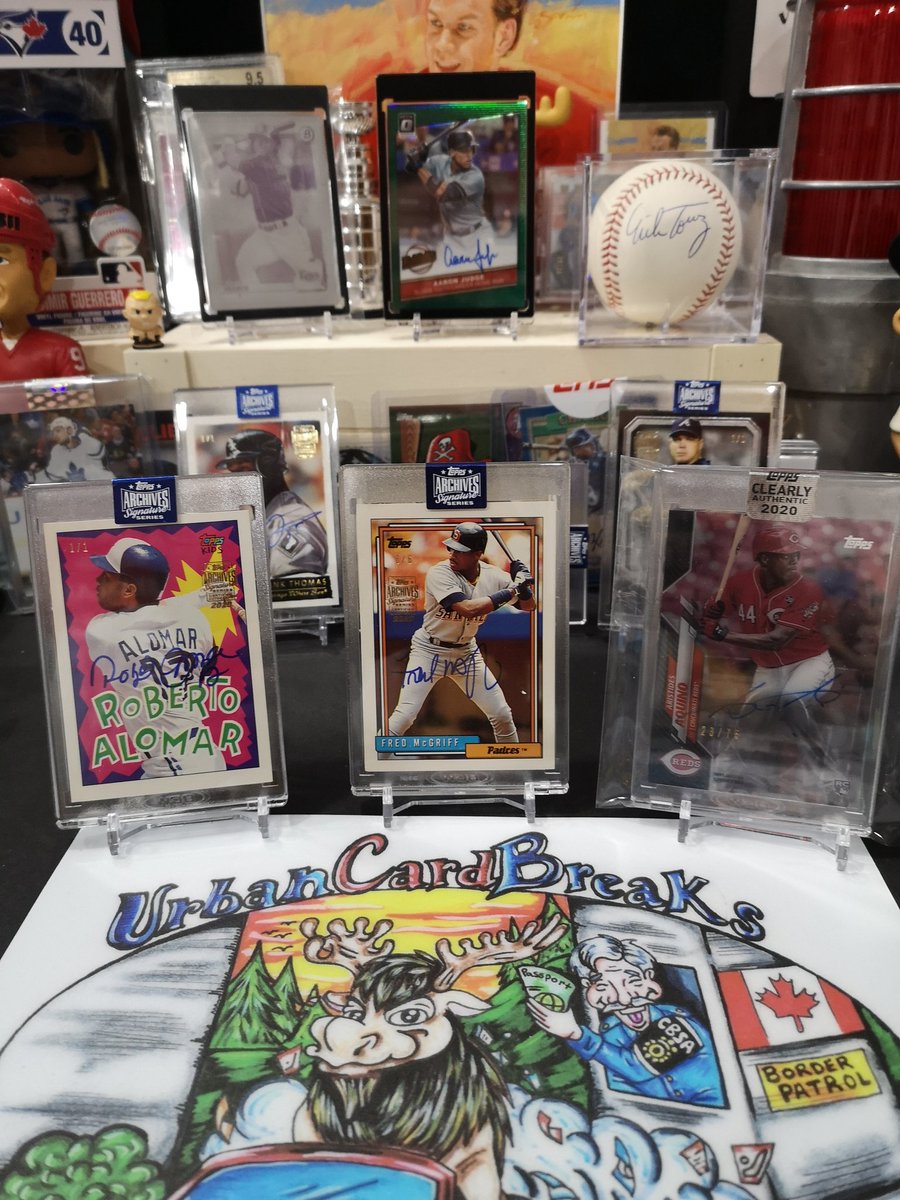 UrbanCardBreaks's tweet photo. Congrats to @TommyB90962926 @Hobby_Searcher and Shane C for the amazing hits! 1/1 Alomar, 6/6 McGriff, /75 Aquino from clearly. Archives and Clearly has been good to us!!! #topps, #Archives, #Clearlyauthentic @Topps @Twitter @Aristide_Aquino @RobertoAlomar https://t.co/KA3t0Lsoy4