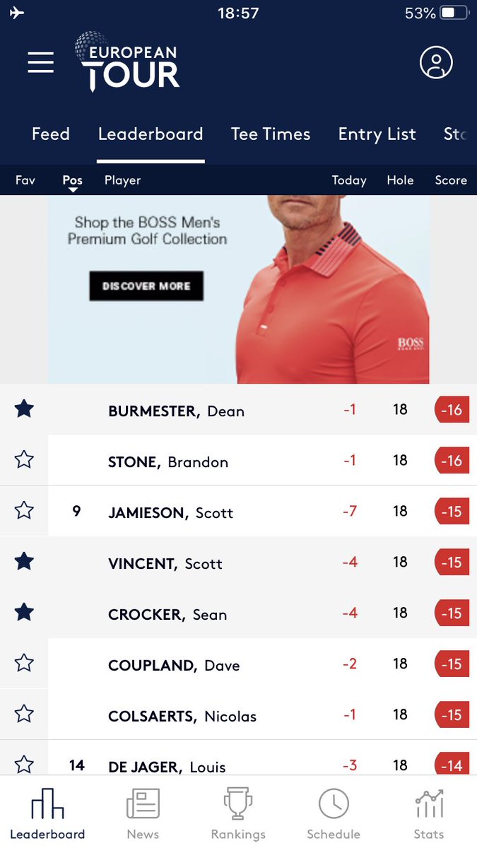 3 Zimbabweans in the top 10 of a European Tour event. The tea-pot just churns out the talent. Quality 👌 PS: #ZimbabaweanLivesMatter