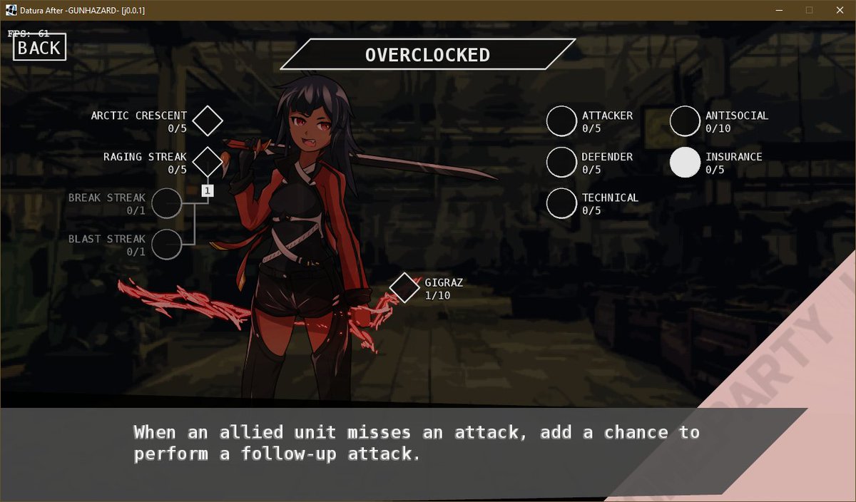 A_Kei_KI's tweet photo. Skill trees!

Supports skills having multiple prerequisite learned skills, though I don't have any implemented yet

Also limiting myself to a single screen helps combat skill-bloat

#Java #Slick2D #indiedev #gamedev https://t.co/7nojNA18jF