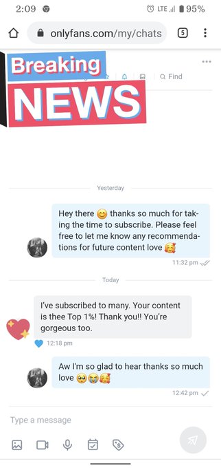 So this happened on OF today and made my heart so happy 🥰🥰🥰🥰 I really appreciate it ❤️❤️❤️❤️🥺🥺🥺🥺🥺 👉👈<a href="/tag/measf"class="tags"><span>#measf</span></a><a href="/tag/ifeelattacked"class="tags"><span>#ifeelattacked</span></a>