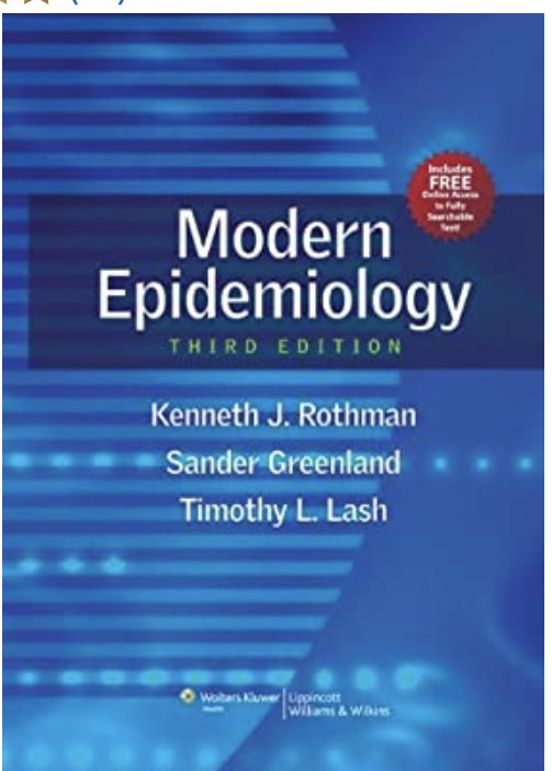 Modern Epidemiology by  @ken_rothman,  @Lester_Domes &  @TimothyLash