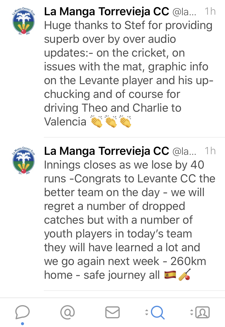 levantecc's tweet photo. A second win on the day for Levante CC. Thanks to @lamangacc for the updates https://t.co/pIBvkacI9q