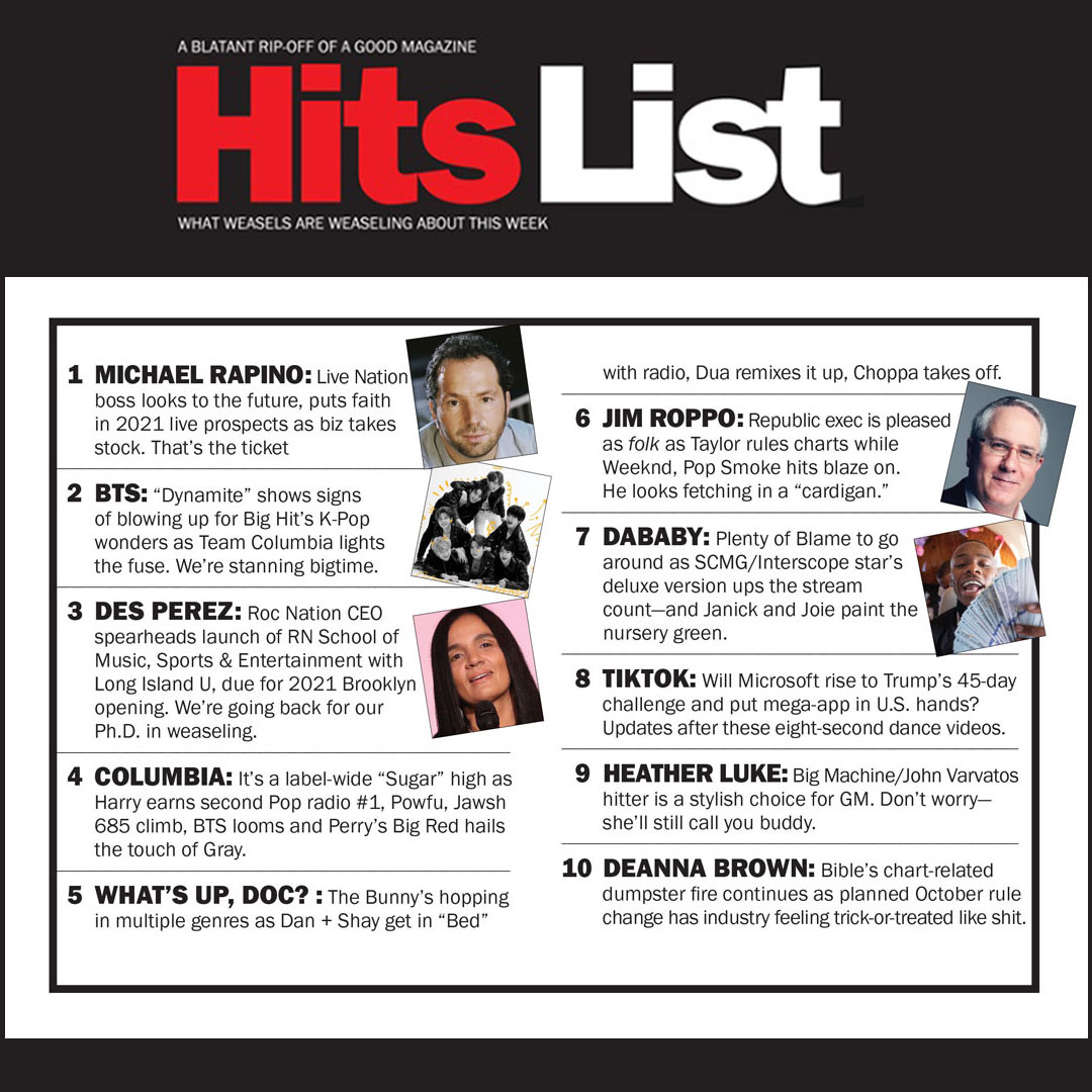 HITSDD's tweet photo. A ticking #HitsList... ⏰🧨 https://t.co/RKM13kiXKQ https://t.co/iE4lV40pCQ