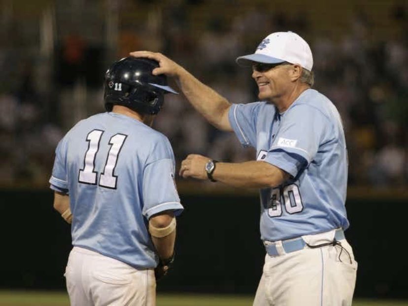 mike11cavi's tweet photo. Thank you Coach Fox and @DiamondHeels  for allowing me to be a Tar Heel and never giving up on me after so many set backs! Congratulations on your HOF career and enjoy the much deserved family time! https://t.co/vNGQk6rPBe
