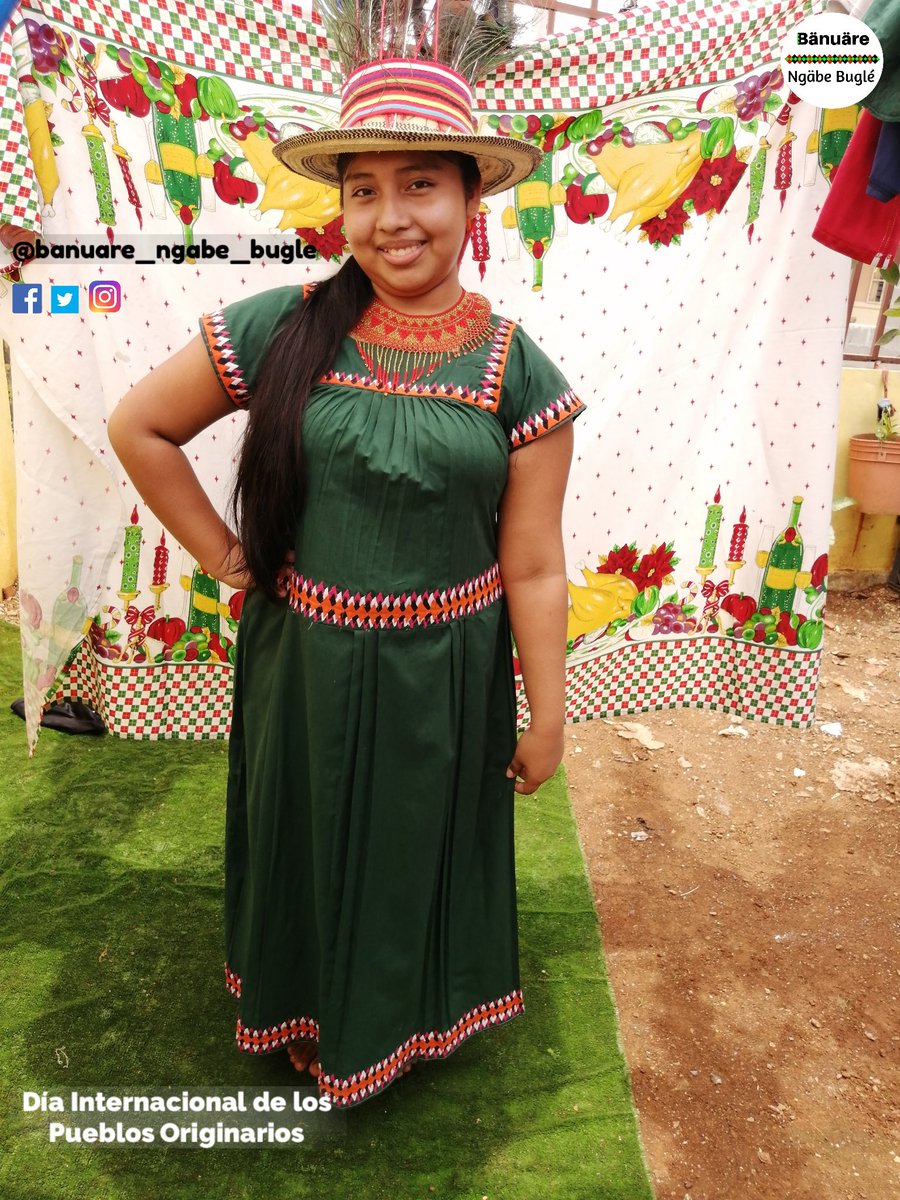 BanuareNB's tweet photo. Conmemorando el Día Internacional de los Pueblos Originarios, la nagua el vestido tradicional autóctono del nuestra mujer Ngäbe y Buglé. https://t.co/TOG953PsSi