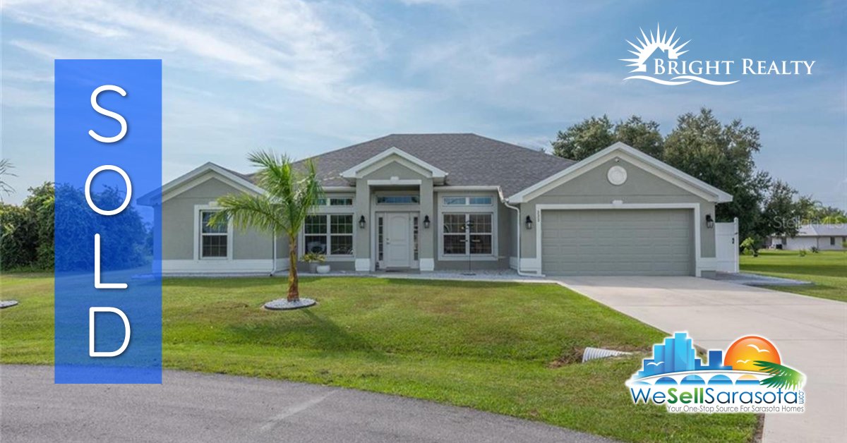Congrats to our Buyer clients on this wonderful 4 bedroom pool home in Punta Gorda, FL.    This was a multiple offer situation, and our clients scored the deal! Sold price: $325,000  #puntagordahomes #wesellsarasota #puntagordarealestate
