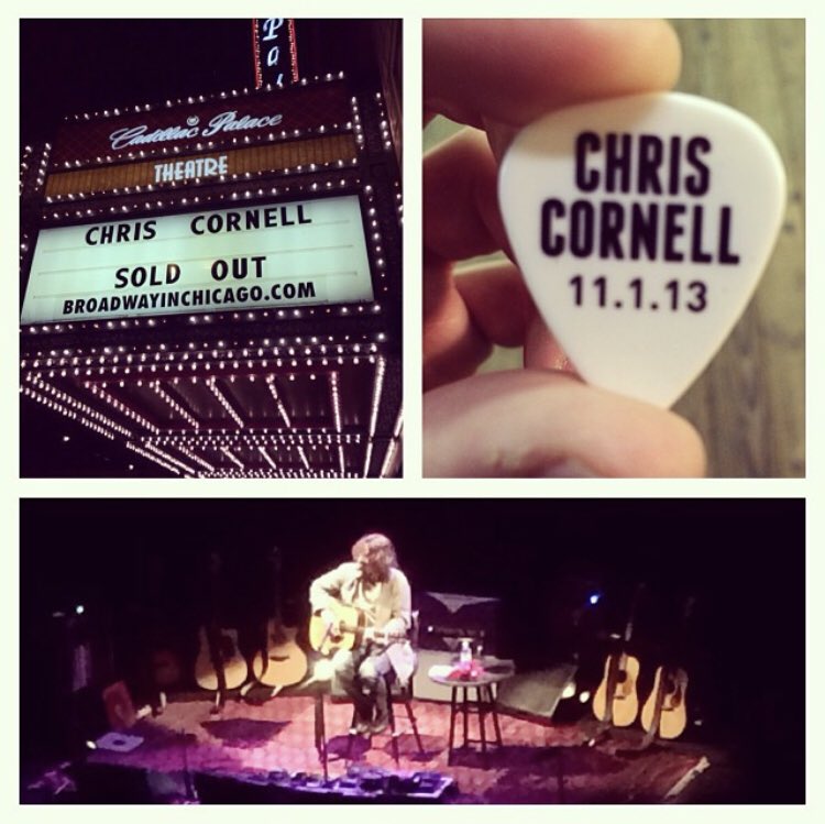 Number 27, Cadillac Palace Theatre. Only seen one show here, and that was a most memorable Chris Cornell solo acoustic show. What a wonderful human he was. Telling stories, taking requests, telling jokes, the voice of an angel. Gone too soon. &ndash; bei  Cadillac Palace Theatre