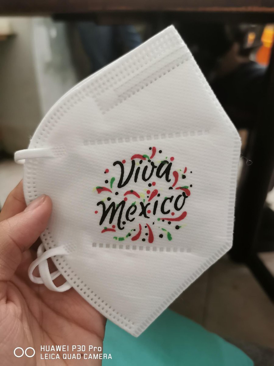 PARA FESTEJAR ESTE 16 DE SEPTIEMBRE DE MANERA SEGURA. KN95 CONMEMORATIVOS. 
SOLOS A PARTIR DE 10 PIEZAS EN $50 CADA UNO
Información whats 5580226615