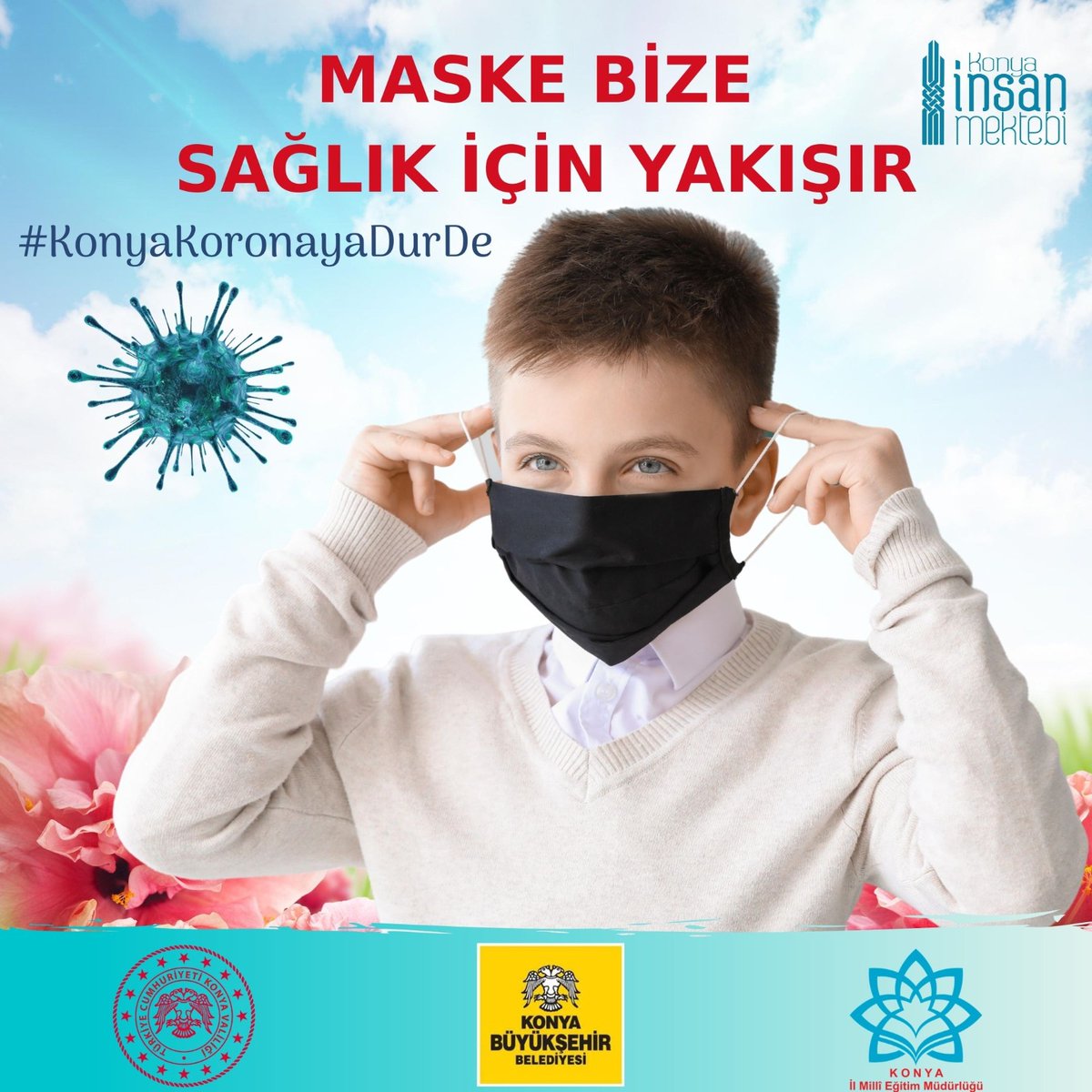 eregli42mem's tweet photo. Haydi Türkiye, Haydi Konya,
Tedbirli olalım, sağl��ğımızdan OLMAYALIM...
Tedbirli olalım, okullarımıza sağlıkla kavuşalım...
#KonyaKoronayaDurDe 
@tcmeb @konyamem @SeyitAliBuyuk @eregli42mem https://t.co/y5e4BKBWLW