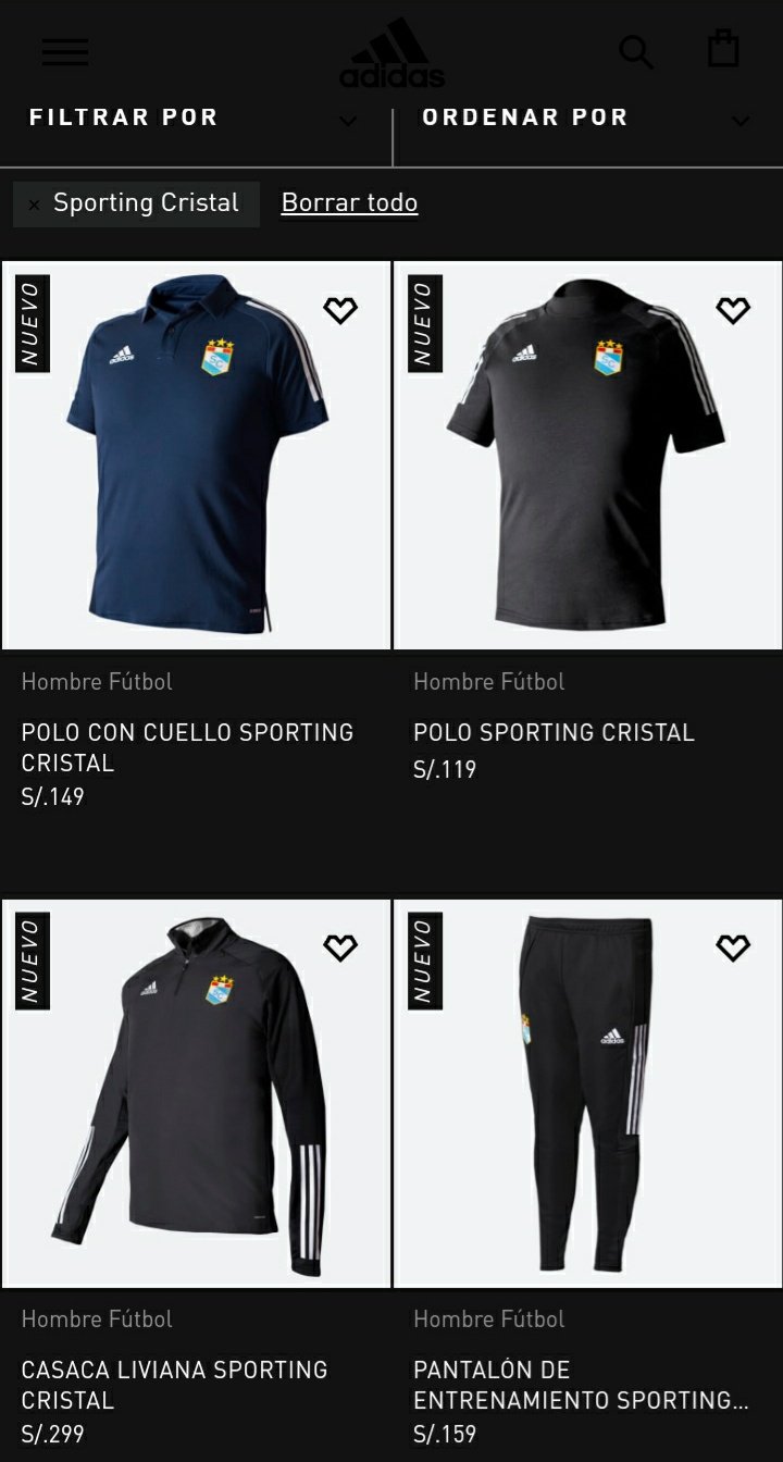 LOS OLIVOS ORIENTE on X A LA VENTA NUEVA ROPA SPORTING CRISTAL 2020 EN LA WEB DE ADIDAS En la imagen los productos y precios y aqui el link https t PXW6eXONnp Los invitamos