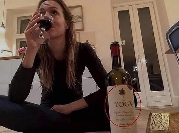 I told my mom that I handle stress with Yoga. A lot of Yoga...