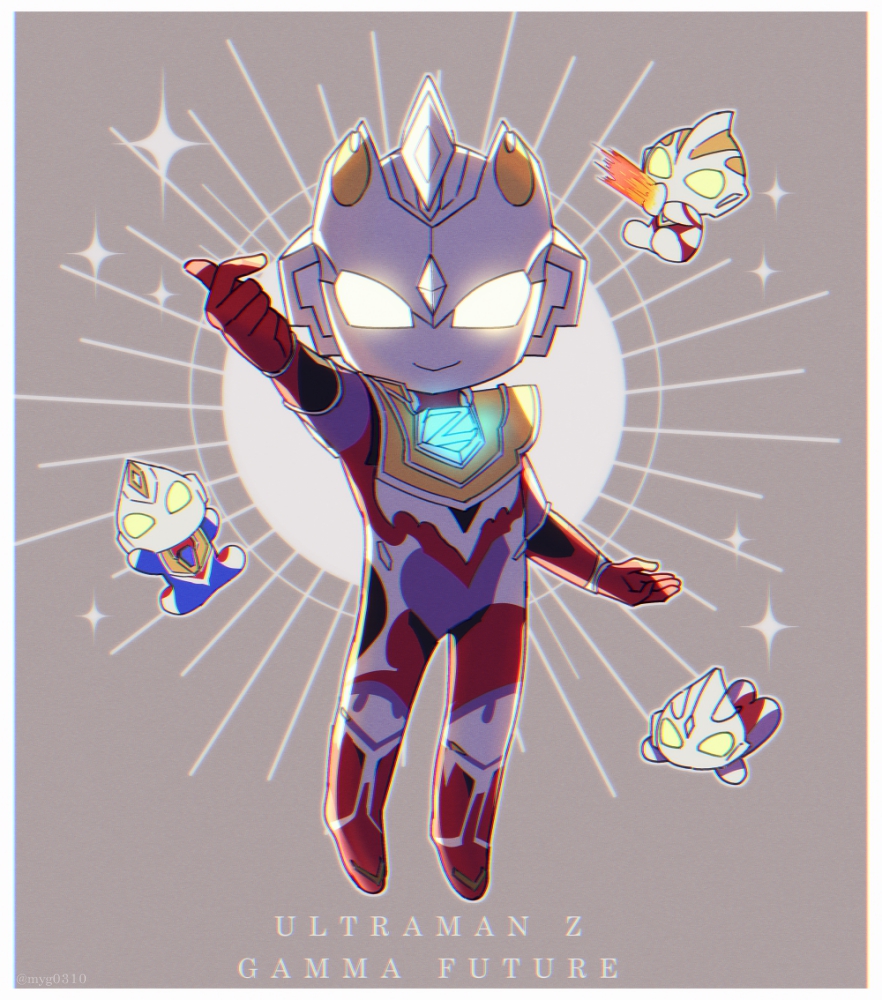 今週のウルトラマンz ガンマフューチャー 特撮版深夜の真剣お絵描き60分一 まゆげねこのイラスト