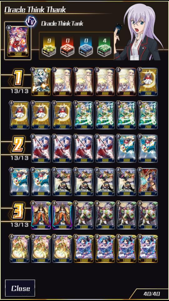 RevXProWrestlin's tweet photo. Current Deck Builds In #VanguardZERO Global 
#RoyalPaladin #UnitedSanctuary #1
#ShadowPaladin (Aichi) #UnitedSanctuary #2
#OracleThinkTank 
#NovaGrapplers
#CFVanguard 
#CardfightVanguardZERO 
1/6 https://t.co/t8Iip18x6d