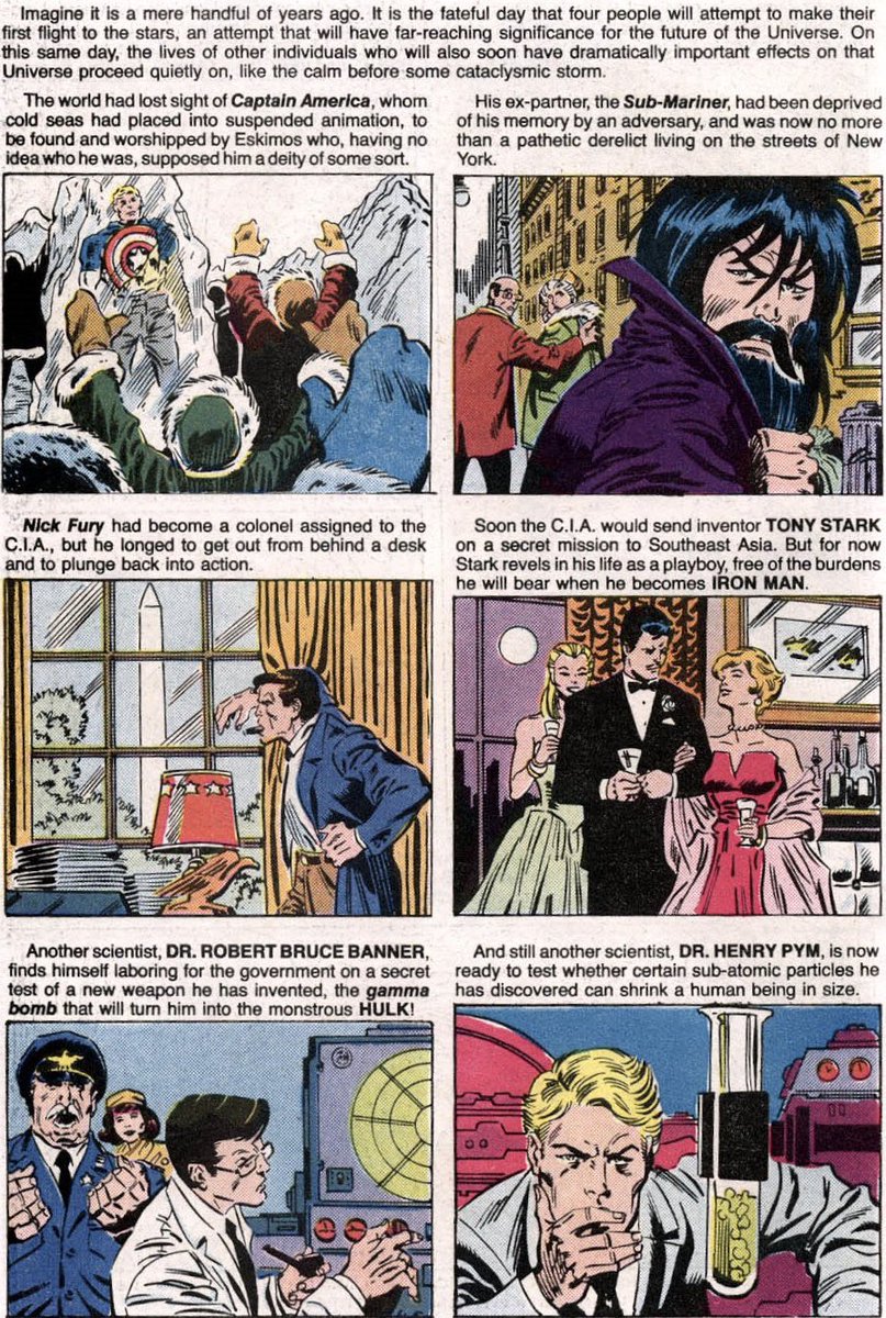 Pages 4 & 5 show all the various characters as they await the birth of the new Marvel Age. Seeing the way the military is constantly present reminds me of the two issue 1998 Conspiracy mini that connects all the origins as being planned! Check that story out. It’s a lot of fun.
