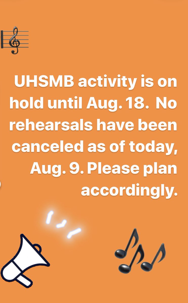 UticaBands's tweet photo. Please see important info. 🖤🧡 https://t.co/O0ZjlxSj9U
