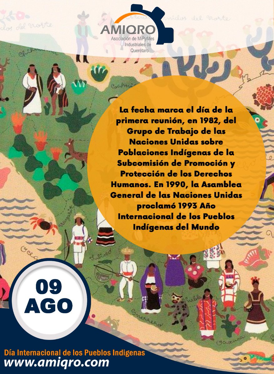 amiqro_oficial's tweet photo. #DíaInternacionaldelosPueblosIndígenas
#AMIQRO impulsa la #inclusión y el #respeto a la diversidad para combatir cualquier forma de #discriminación https://t.co/tatvJEeYqA