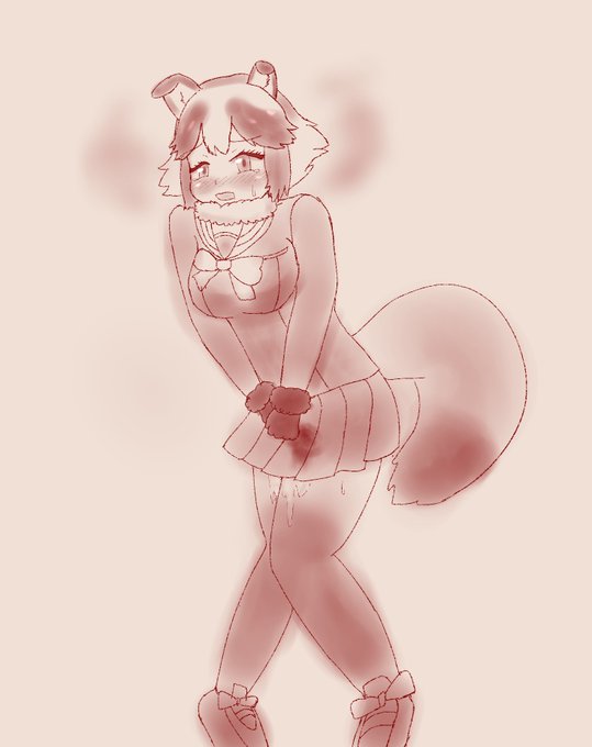 タヌキちゃん描きました 