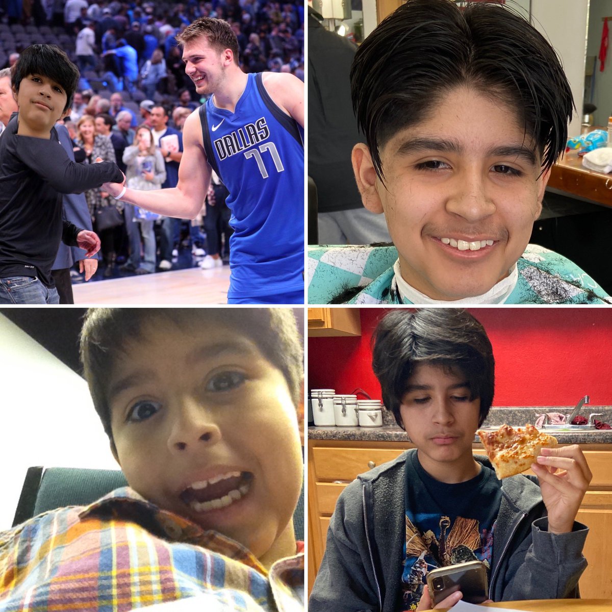 ChuckimusPrime's tweet photo. Happy 14th Birthday #Mattzilla🦖 He is such a blessing! Respectful, reliable, smart, funny, just a pure joyful soul! He loves beating me with @luka7doncic on 2k🏀 and will watch hours of @JeromeASF on YouTube😂Love you bud! https://t.co/aE0ZUy4nhF